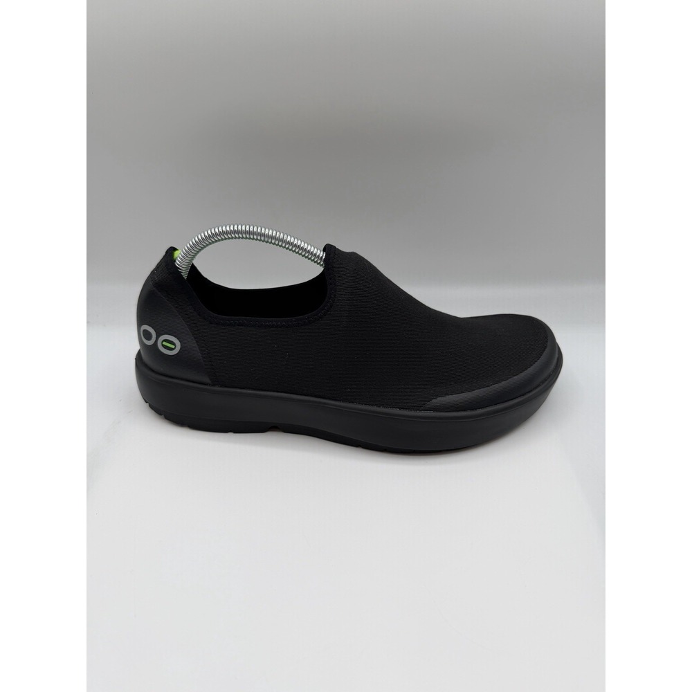 OOFOS OOmg eeZee Low Slip On Shoes,Women's 12,EU 43, Black,Walking,Recovery